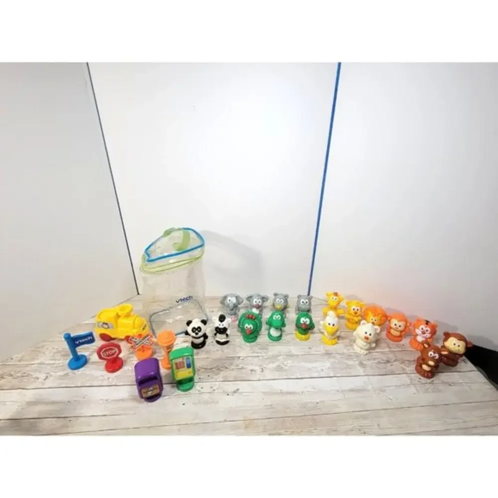 V Tech 25 Total Ultimate Adventures Ark Replacement Animal Figures Signs Train‎